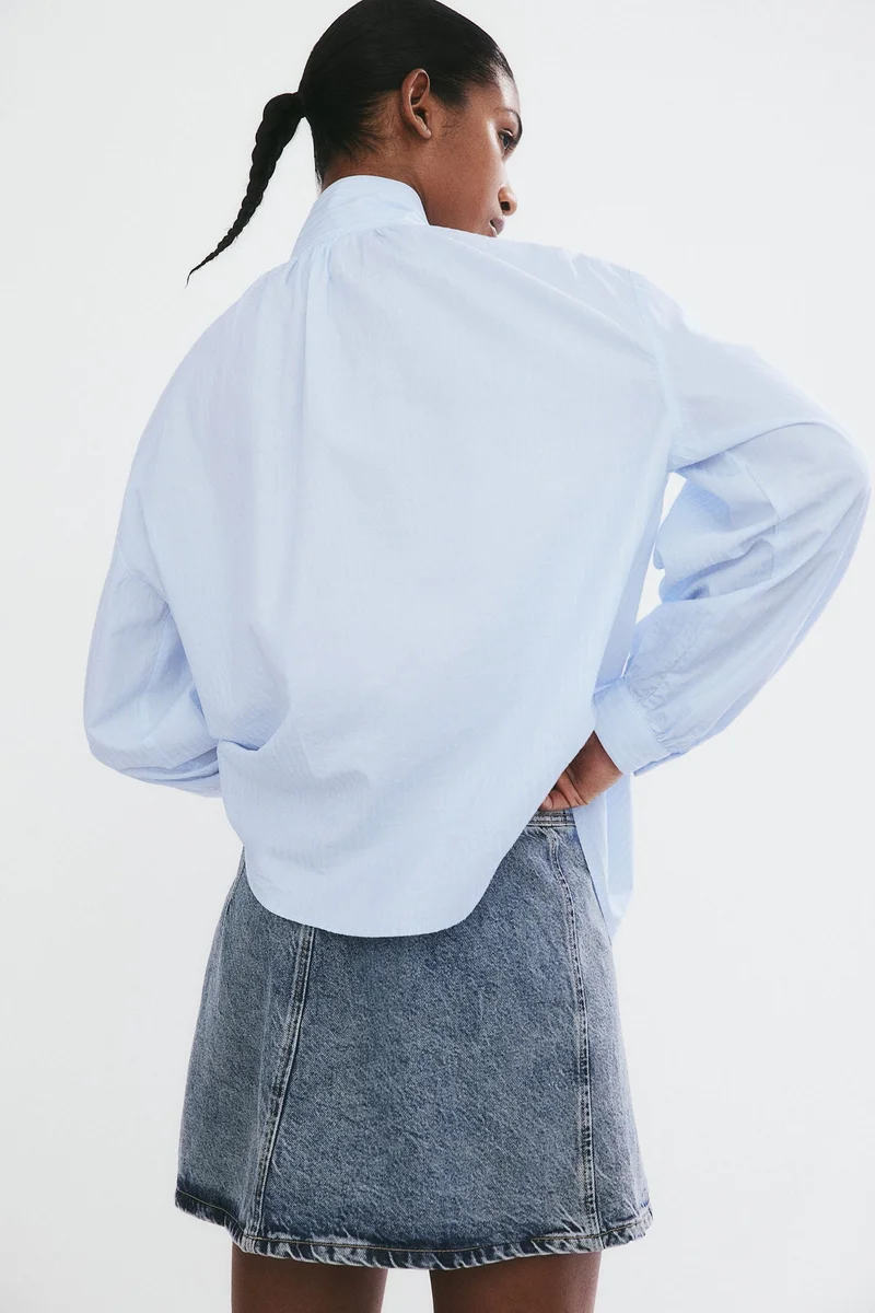 H&M Tie-Neck Blouse