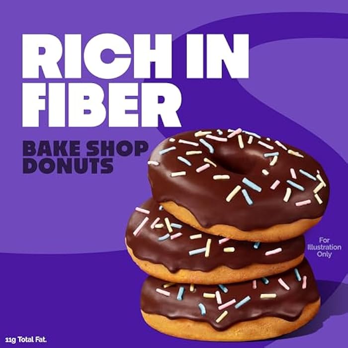 Quest Nutrition Bake Shop, Chocolate Frosted Donuts, 14g Protein, Less than 1g Sugar, Protein Snack, Low Sugar, 4 Count - Image 4
