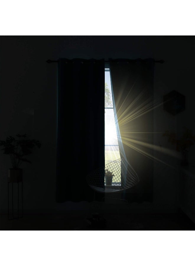 KOUFALL Sage Green Boho Blackout Curtains 72 Inch Length for Bedroom 2 Panels Set Home Office Organic Decor Grommet Thermal Room Darkening Living Room Window Black Out Curtains 72 Inch Long - Image 5