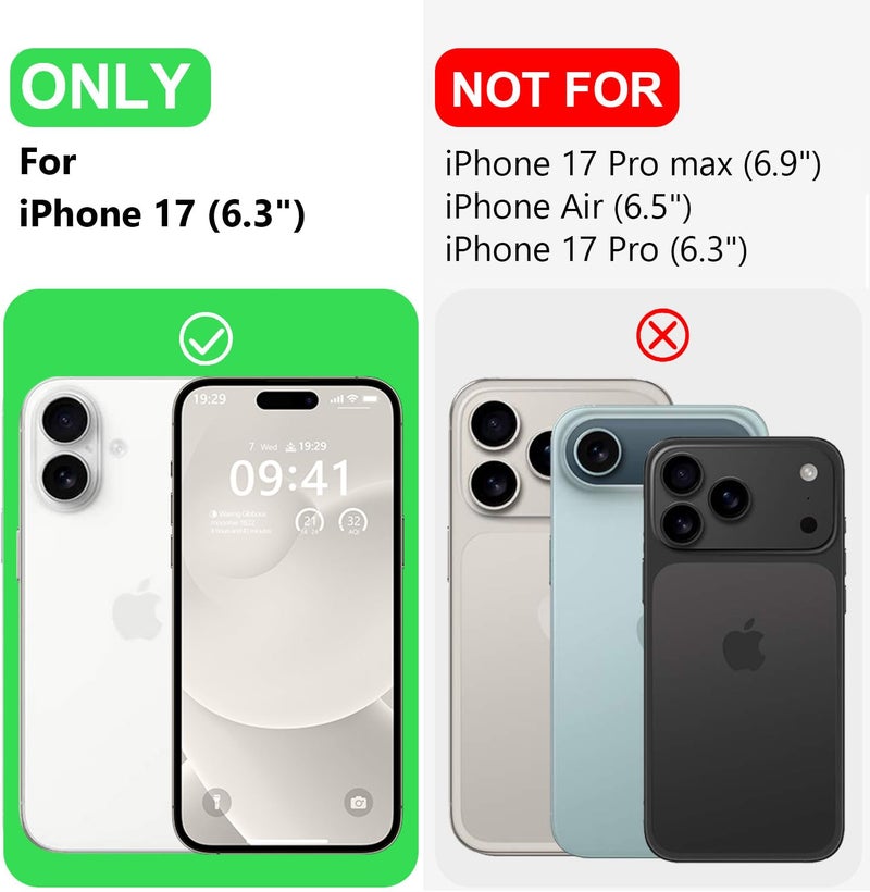 LOVE 3000 Designed for iPhone 17 Case, Premium Silicone [Compatible with Magsafe][Soft Anti-Scratch Microfiber Lining] Shockproof Protective Phone Case for Men Women 6.3", Navy Blue - Image 4