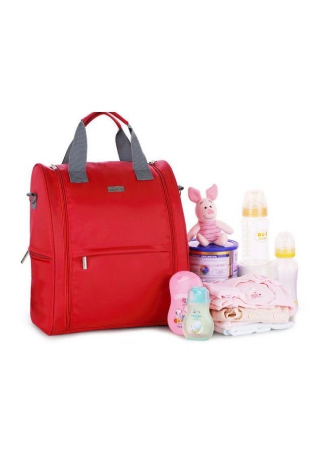 نيبمينينت Red Backpack Mommy Designer Changing Nappy Bag - Image 2