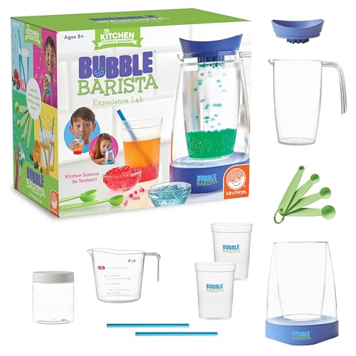 MindWare Kitchen Science Academy Bubble Barista Kit Innovative DrinkMaking Kit That Combines Fizzy Magic with Kitchen Science Chemistry Set for Ages 8 and Up - Image 1