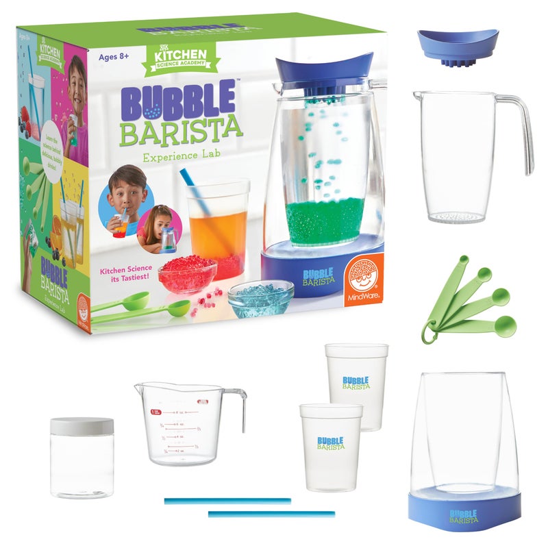 MindWare Kitchen Science Academy Bubble Barista Kit Innovative DrinkMaking Kit That Combines Fizzy Magic with Kitchen Science Chemistry Set for Ages 8 and Up - Image 3