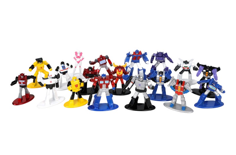 Jada Toys Transformers Series 1 1.65" 18-Pack Die-cast Figures, Toys for Kids and Adults - Image 2