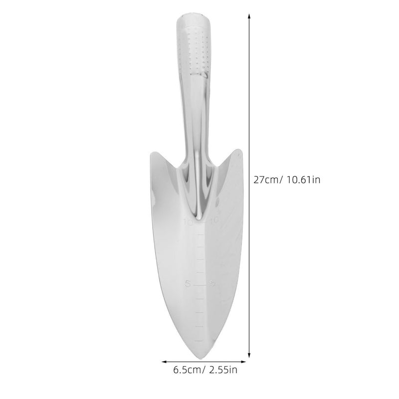 Stainless Steel Garden Trowel with Scale Hand Digging Spade for Planting - Image 3