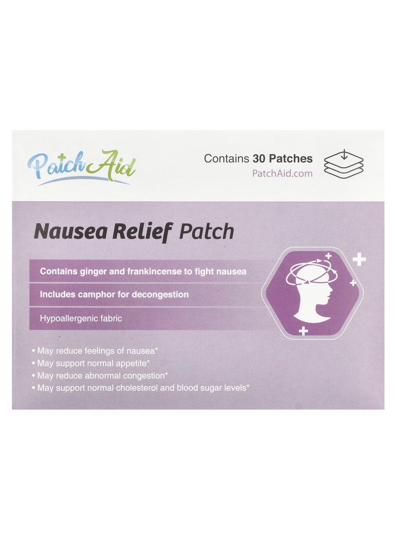 PatchAid Nausea Relief Patch, 30 Patches