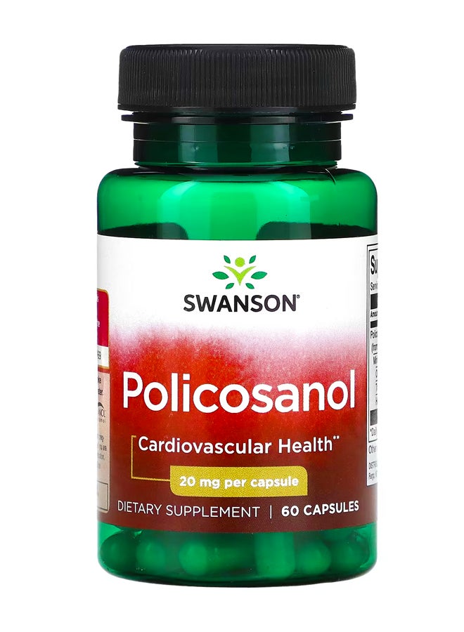 SWANSON Policosanol 20 mg 60 Capsules