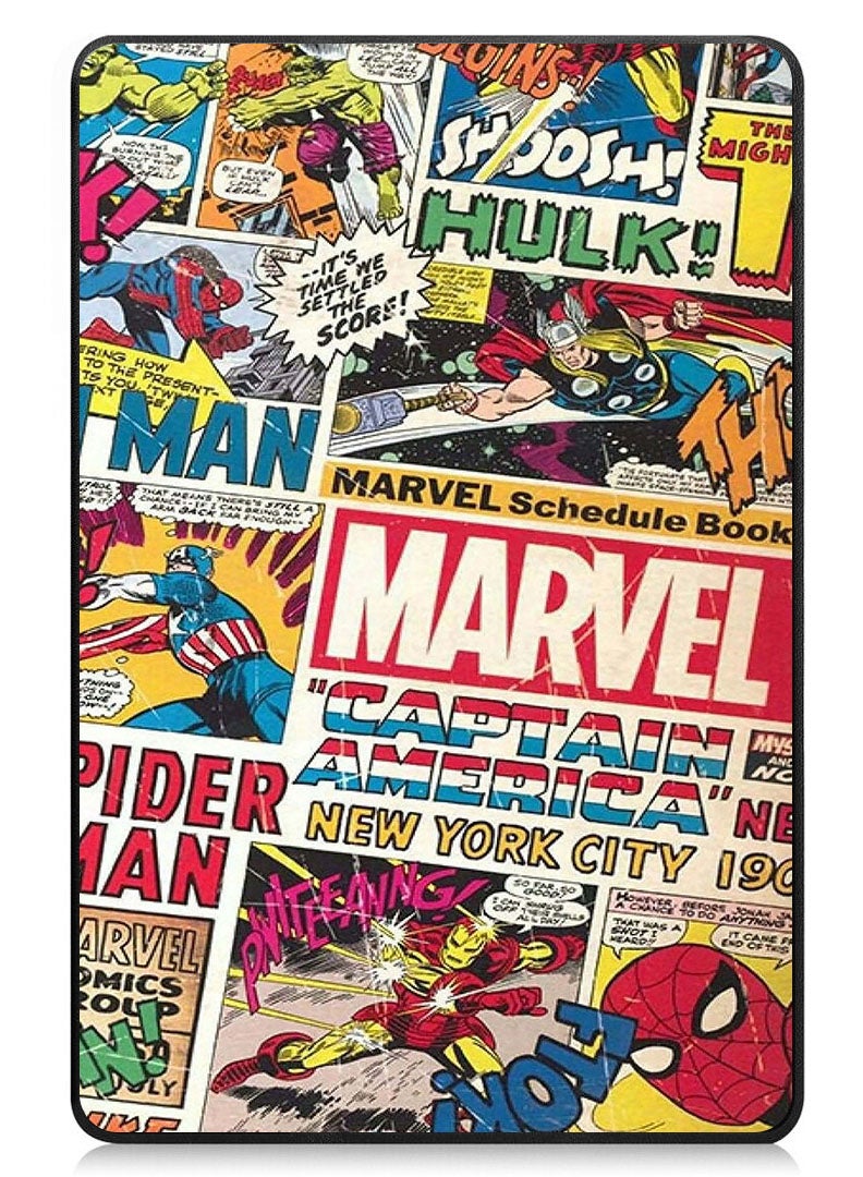 Theodor Protective Flip Case For Xiaomi Redmi Pad SE With Trifold Stand Auto Wake Sleep Shockproof Cover Marvel - Image 1