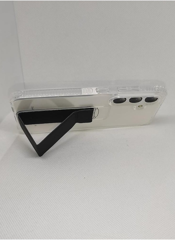 Generic - Transparent Mobile Case with Hand Handle for Phone A56 - Image 1