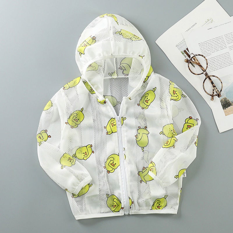 Kidsren'S Sun Protection Clothing For Boys And Girls, Beach Baby, Light And Breathable Kidsren'S Jacket, Outdoor Sun Protection Clothing - Image 1