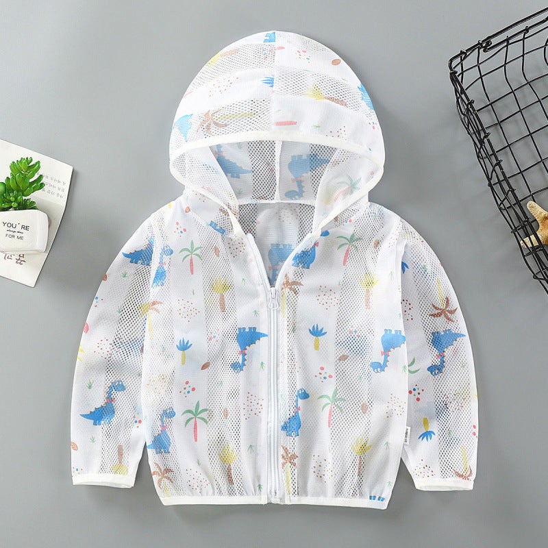 Kidsren'S Sun Protection Clothing For Boys And Girls, Beach Baby, Light And Breathable Kidsren'S Jacket, Outdoor Sun Protection Clothing - Image 3