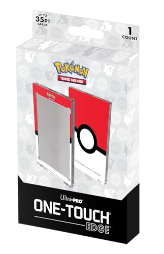 Ultra Pro - Single 35 Pt ONE-TOUCH Edge - Poké Ball Printed Magnetic Card Holder for Pokémon, Pokémon Card Display Case, Trading Card Display Case, TCG Card Storage, Sports Card Holder - Image 4