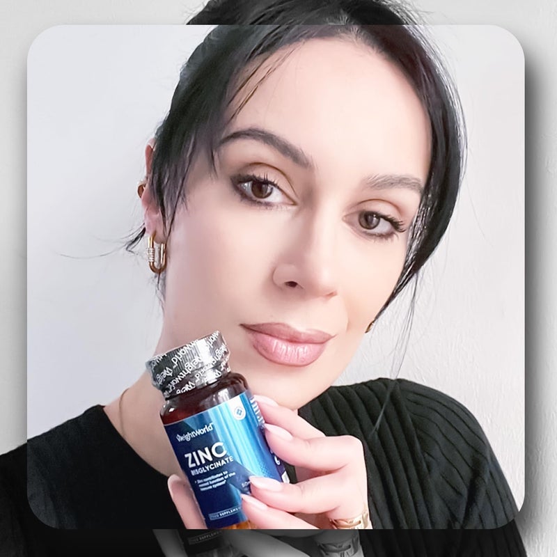 WeightWorld أقراص الزنك 50 ملغ 400 قرص نباتي إمداد لمدة 6 أشهر مكمل زنك بيسغليسينات للرجال والنساء مناسب للسفر بدون نكهات صناعية مضافة خالي من الكائنات المعدلة وراثيًا خالي من ستيرات المغنيسيوم - Image 3