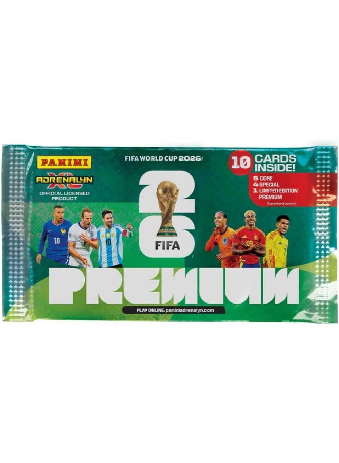 Panini World Cup 2026 Premium Pack 10 Cards inside - Image 1