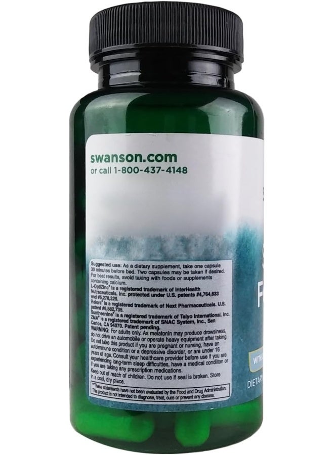 Swanson Sleep FRM W/L-THEANINE&MELATONIN 60C - Image 3