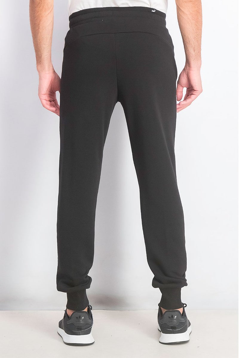 PUMA Men Logo Print Sweatpants, Black - Image 4