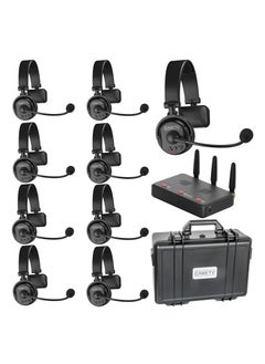 Waero Duplux Digital Wireless Foldable Headset With Hardcase 9 Pack & HUB