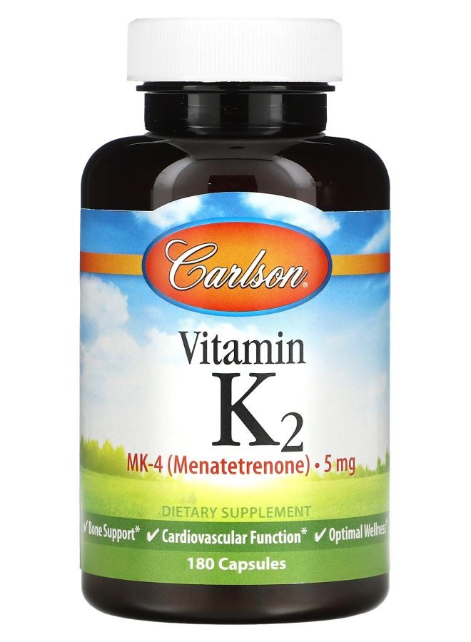 Vitamin K2 MK-4 (Menatetrenone) 5 mg 180 Capsules
