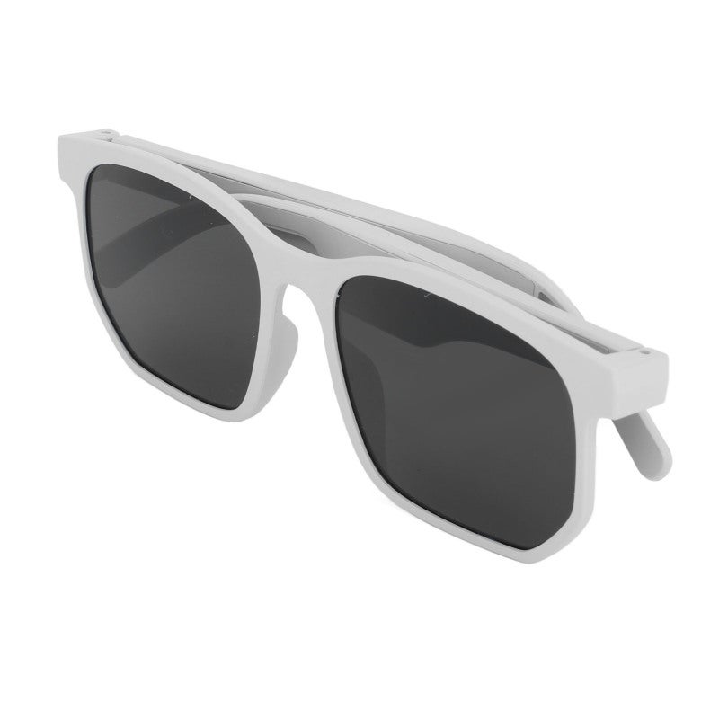 Bluetooth Audio Glasses: Gray White, Open Sound Design, Detachable Frame, Lightweight Smart Glasses With Speakers - Touch Control Calls, 8-Hour Battery Life, Comfortable Fit for Hiking, Running, Outdo - Image 4