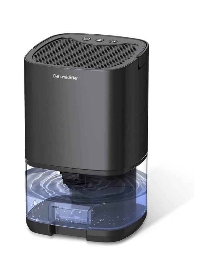 SafiDur 1000ML Household Dehumidifier, Two Working Modes And 7-Color Led Light Silent Portable Mini Dehumidifier, Suitable For Basement Bedrooms, Black - Image 2