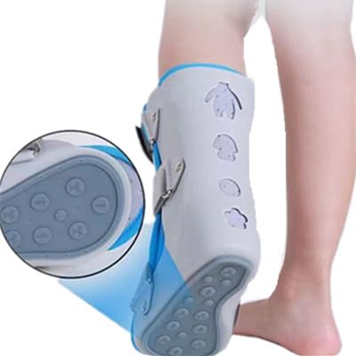 RousuMedi Kids AFO Ankle Foot Orthosis Pediatric Drop Foot Splint Child Shin Ankle Foot Brace Night Splint (Medium, Left foot) - Image 4