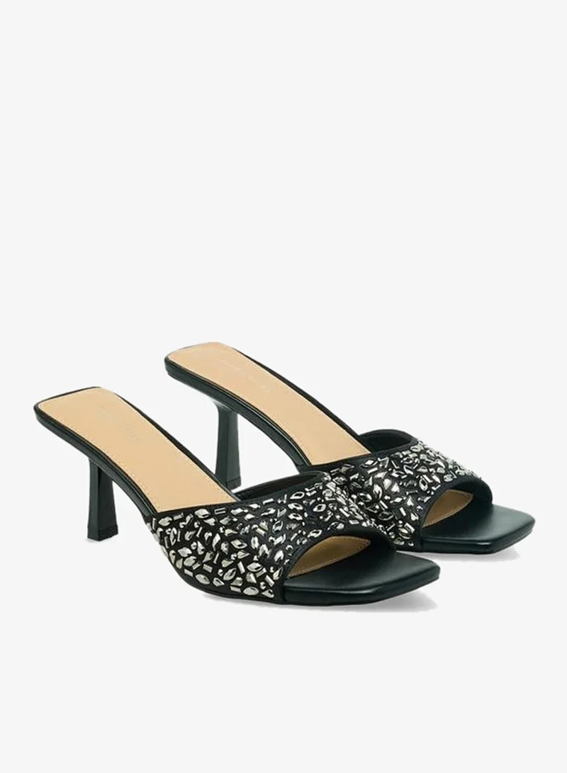 Women Embellished Flared Heel Sandals Ramadan Collection