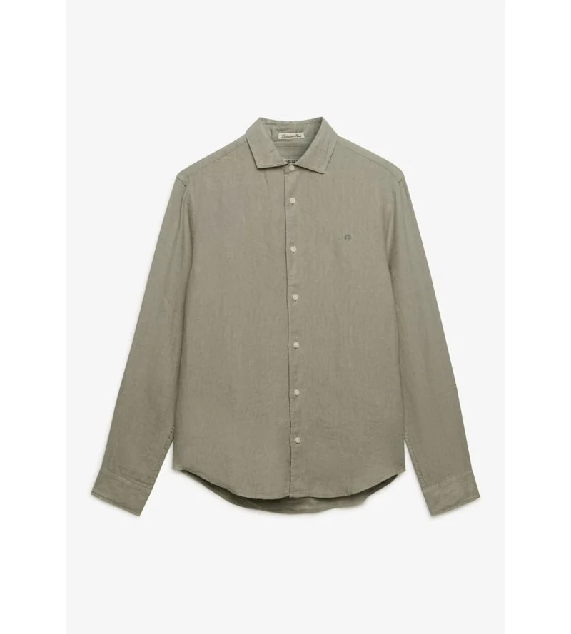 Superdry  Riviera Long Sleeve Linen Shirt for Men | Best Price UAE