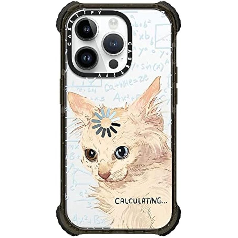 Casetify Ultra Impact iPhone 14 Pro Case 【5X Military Grade Drop Tested / 11.5ft Drop Protection】 - Calculating... - Clear Black - Image 2