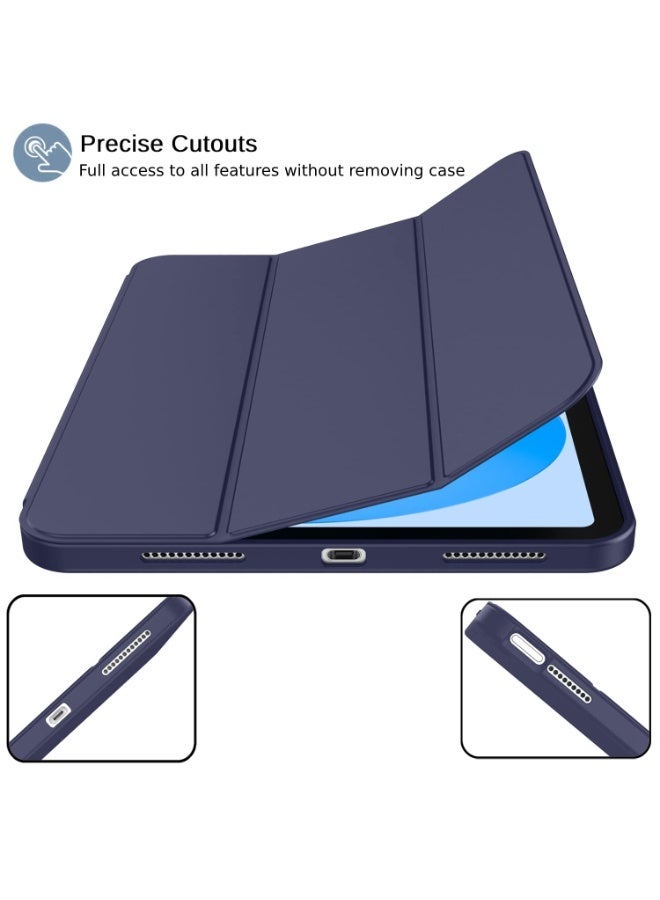 Case for HUAWEI MatePad 11.5 inch/Air 11.5 inch/11.5S 11.5inch, Auto Wake/Sleep, Comfortable Skin Touch, Slim Trifold Stand Protective Cover with Soft TPU Back, Dark Blue - Image 3