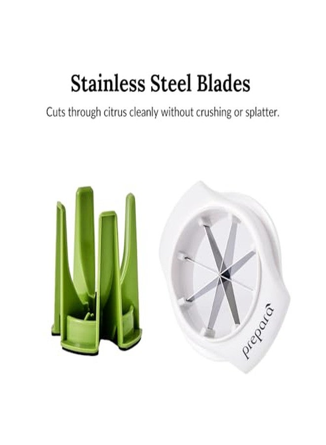 Prepara Citrus Wedger, White/Green - Image 4