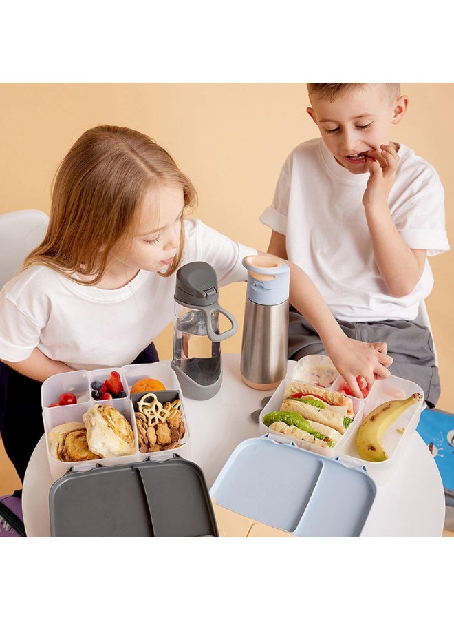 B.Box Whole Foods Lunch Box for Kids | Large Leakproof Compartments | 67.6 fl oz Capacity | Whole Fruit Holder | BPA Free | Easy Open Design-Strawberry Shake - Image 4