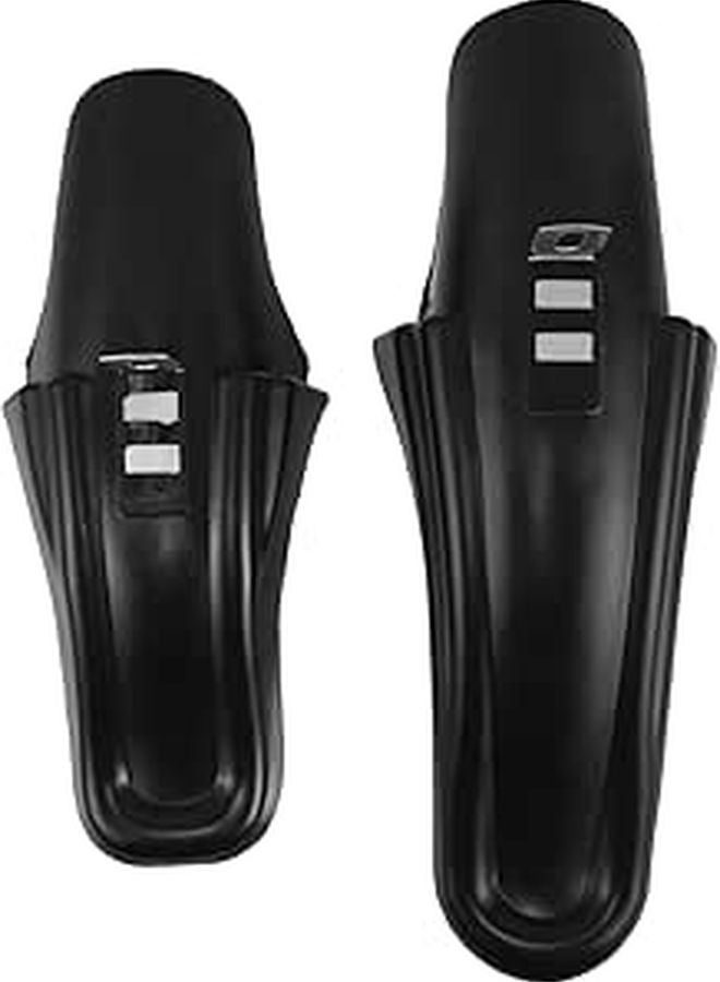 Front Bicycle Mudguard Easy Installation for Road Mountain Bike Black - Image 1