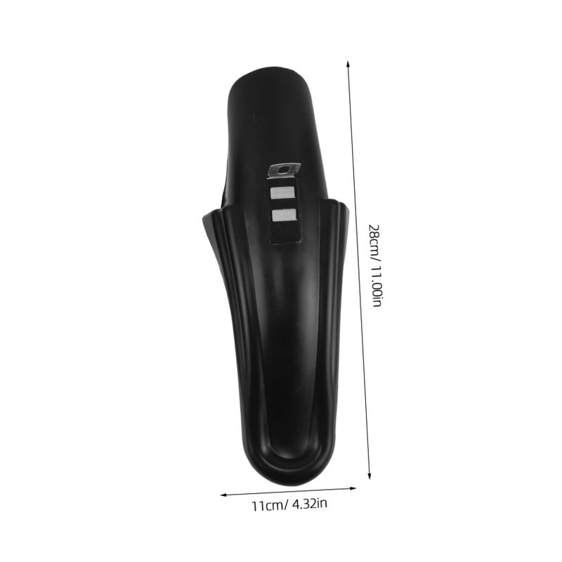 Front Bicycle Mudguard Easy Installation for Road Mountain Bike Black - Image 3