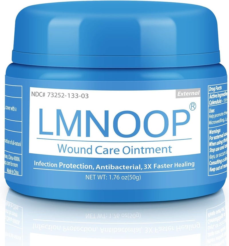 LMNOOP مرهم شفاء الجروح LMNOOP للجروح المزمنة، قرح الفراش، تقرحات الجلد، التهاب النسيج الخلوي، الحروق، الجروح، الجروح الجراحية، الجروح المصابة، القطوع، الفقاعات، تخفيف الألم، مضاد للعدوى، كريم مضاد للالتهابات - Image 1