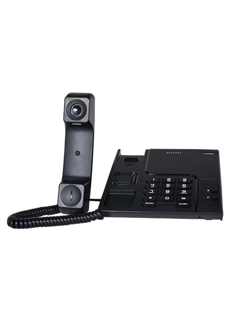Alcatel Corded Landline Phone T26 (Black) , basic telephone with conventional features and contemporary look  - Image 4