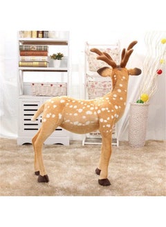 Tickles Standing Deer Soft Stuffed Plush Animals Toy For Kids Birthday Gift (Size: 40 Cm; Color: Brown)  - Image 4