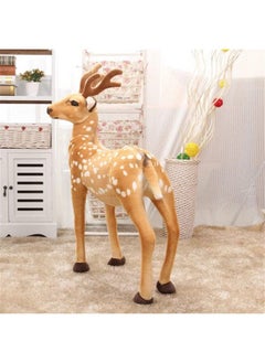 Tickles Standing Deer Soft Stuffed Plush Animals Toy For Kids Birthday Gift (Size: 40 Cm; Color: Brown)  - Image 3