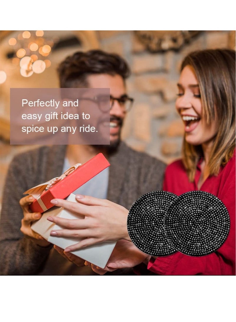 2 PCS Insulation Drink Mat Non Slip Car Cup Holder Coasters Universal Car Cup Holder Insert - Image 5
