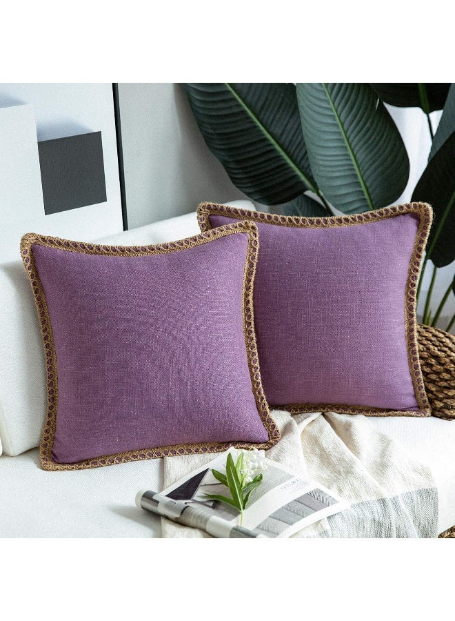 Phantoscope Phantoscope Pack of Farmhouse Decorative Solid Throw