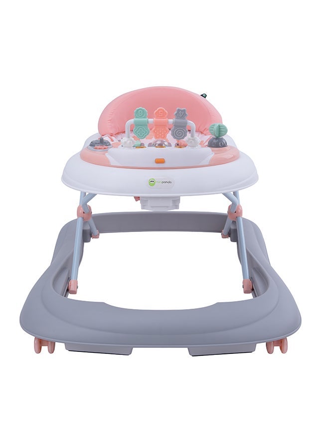 mini panda A-B-C Learning Activity Walker, Pink - Image 1
