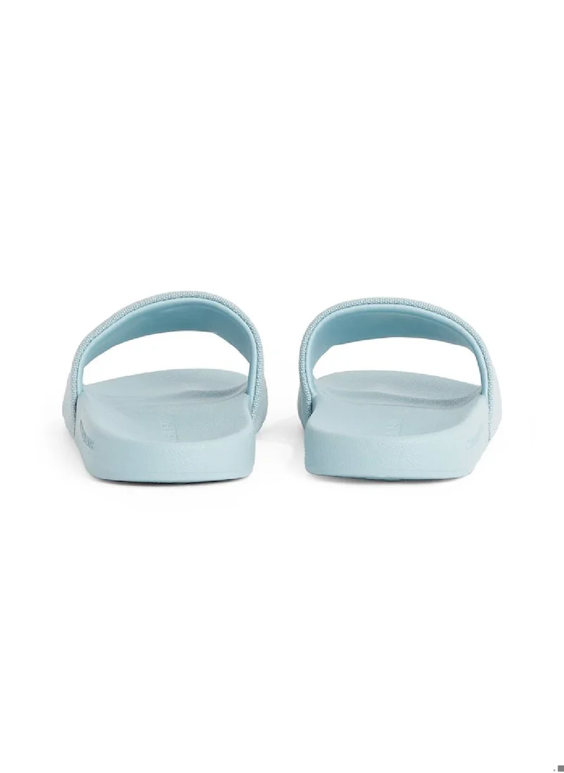Calvin Klein Jeans Women's Monogram Slides - Cotton, Blue