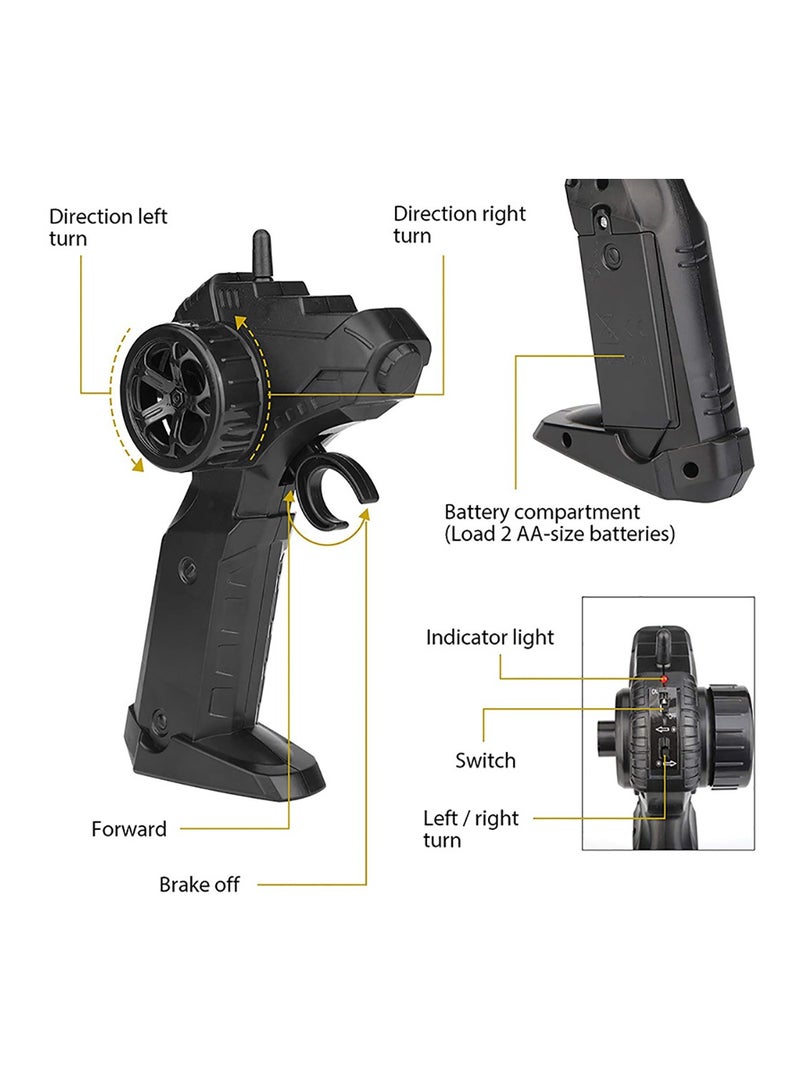 1/20 Small Electric Remote Control Cars, USB Charging Remote Control Vehicle, Anti Drop PVC Shell RC Truck Racing Toys, High Speed Lightweight Durable Remote Control 2.4G Mountain Climb RC Car Toy - Image 2