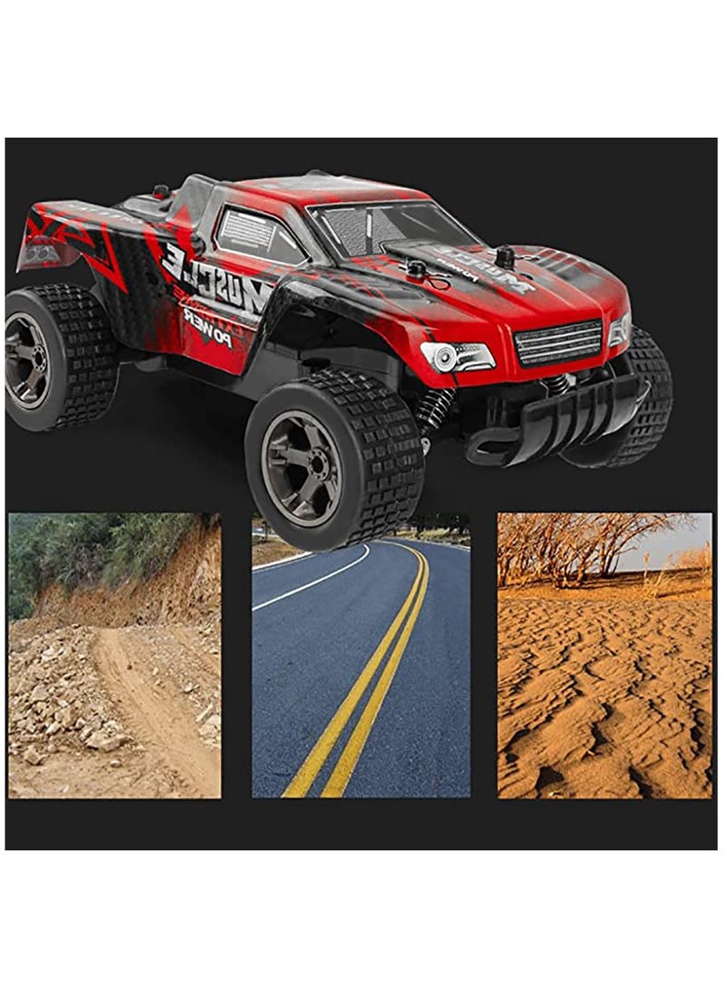1/20 Small Electric Remote Control Cars, USB Charging Remote Control Vehicle, Anti Drop PVC Shell RC Truck Racing Toys, High Speed Lightweight Durable Remote Control 2.4G Mountain Climb RC Car Toy - Image 5