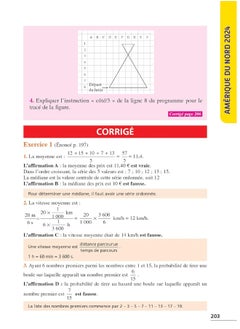 Annales BREVET 2025 - Maths 3e - sujets et corrigé  - Image 2