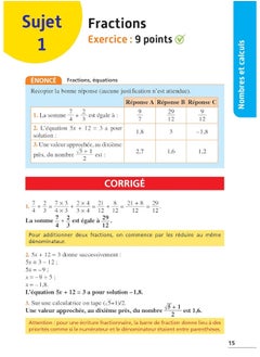 Annales BREVET 2025 - Maths 3e - sujets et corrigé  - Image 5