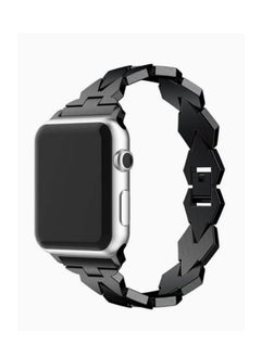 Y&D Upgraded Stainless Steel Link Replacement Band For Apple Watch Series 1/2/3 38mm Black  - Image 4