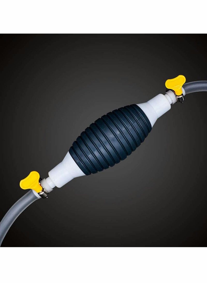Excefore Car Fuel Transfer Pump, Portable Manual Car Fuel Transfer Pump, Gasoline Siphon Hose Siphon Hand Pump for Gasoline Oil Water, Transfer Siphon Pump  - Image 4