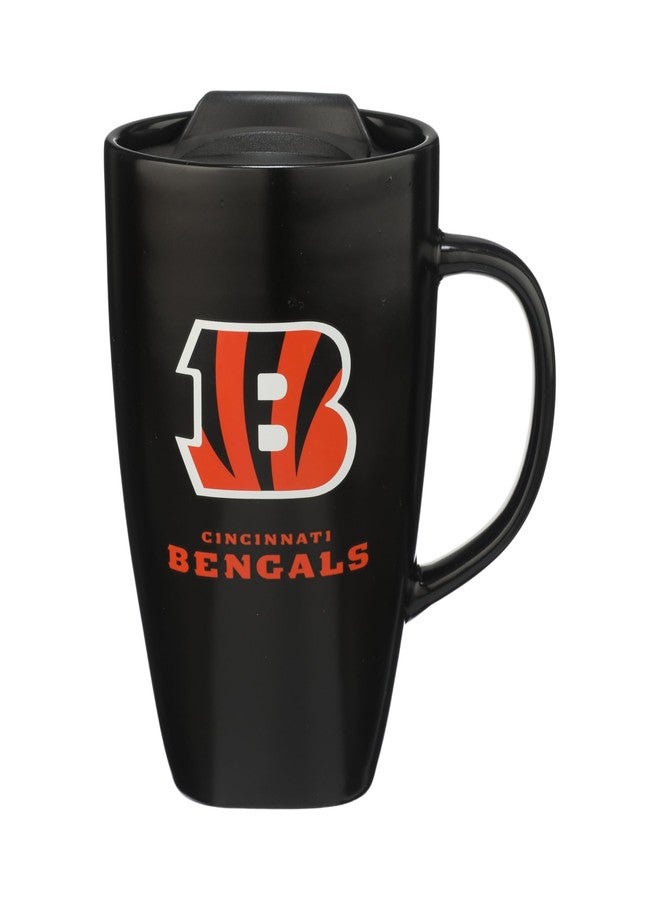 The Memory Company Officially Licensed NFL - Cincinnati Bengals 15oz Square Mug with Logo - Image 1