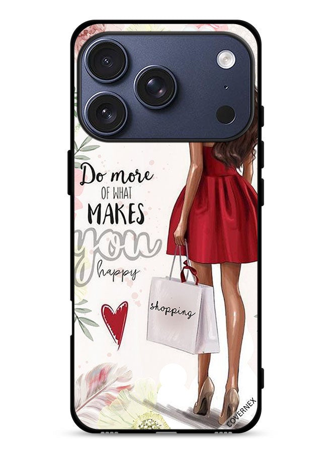 Covernex Apple iPhone 17 Pro Protective Case Cover Do More Of What Makes You Happy - Image 1