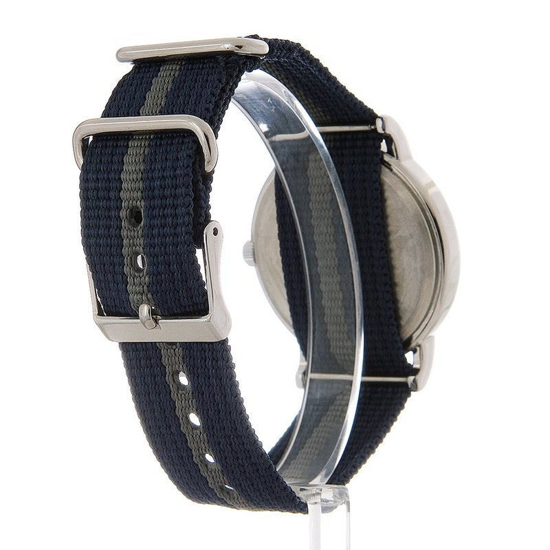 TIMEX ساعة تيمكس للجنسين T2N654 ويكندير 38 مم حزام نايلون مزخرف بالأزرق والرمادي - Image 3
